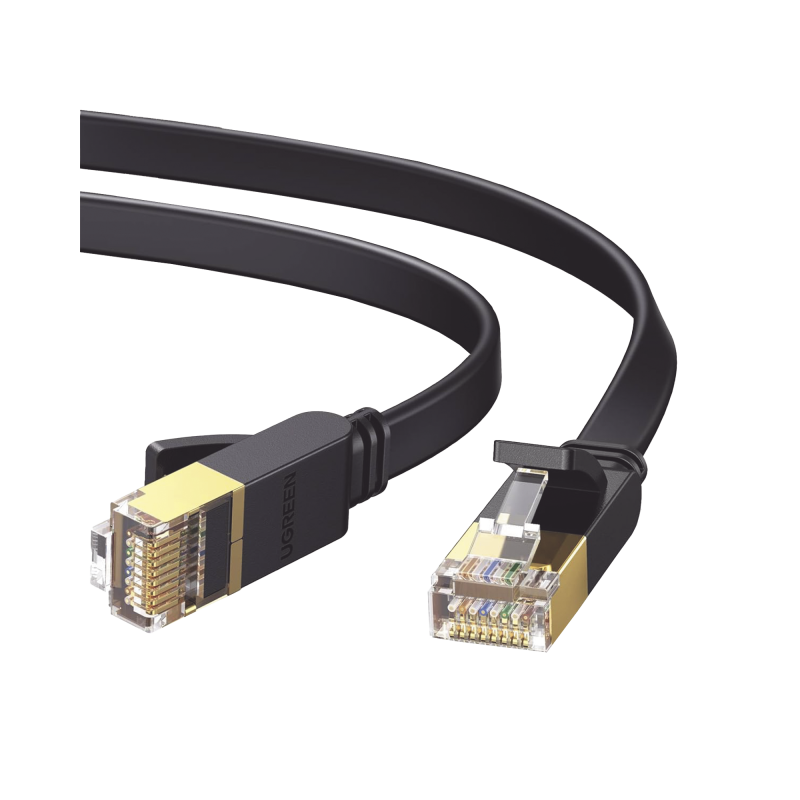 Cable Ethernet Plano Cat7 U-FTP 10 Gigabit 600MHz 1m