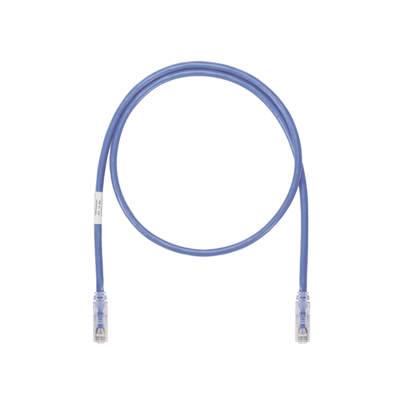 Cable de Parcheo UTP, Cat6A, 24 AWG, CM, Color Azul, 50ft