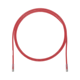 Cable de Parcheo UTP, Cat6A, 24 AWG, CM, Color Rojo, 5ft