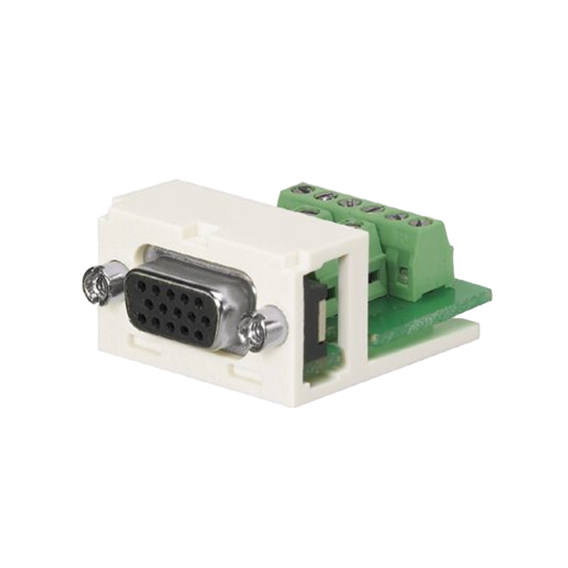 Conector sub-D de 15 Pines Tipo Atornillable, Uso en 2 Puert