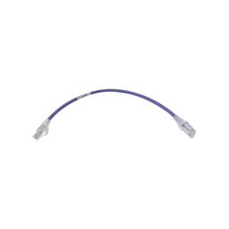 Patch Cord MC6 Modular Cat6 UTP, CM-LS0H, 1ft, Color Violeta