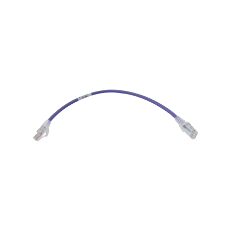 Patch Cord MC6 Modular Cat6 UTP, CM-LS0H, 1ft, Color Violeta