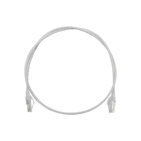 Patch Cord MC6 Modular Cat6 UTP, CM-LS0H, 3ft, Color Blanco,