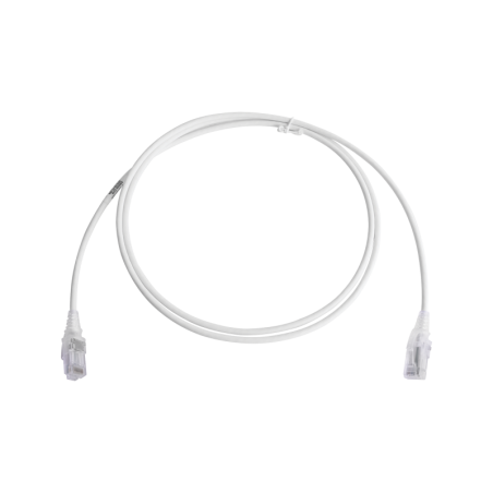 Patch Cord MC6 Modular Cat6 UTP, CM-LS0H, 5ft, Color Blanco,