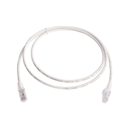 Patch Cord MC6 Modular Cat6 UTP, CM-LS0H, 5ft, Color Blanco,