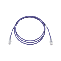 Patch Cord MC6 Modular Cat6 UTP, CM-LS0H, 7ft, Color Violeta