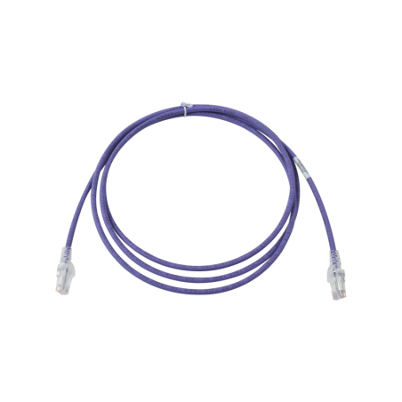 Patch Cord MC6 Modular Cat6 UTP, CM-LS0H, 7ft, Color Violeta