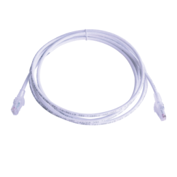 Patch Cord MC6 Modular Cat6 UTP, CM-LS0H, 10ft, Color Blanco