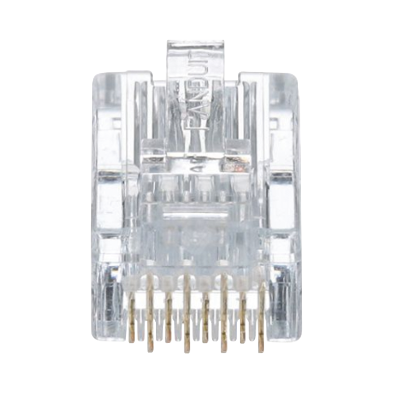 Plug RJ45 Cat5e, Para Cable UTP de Calibres 24-26 AWG, Chapa