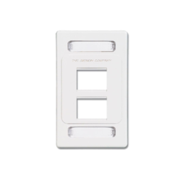 Placa de pared modular MAX, de 4 salidas, color blanco