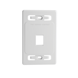 Placa de pared modular MAX, de 1 salida, color blanco, versi