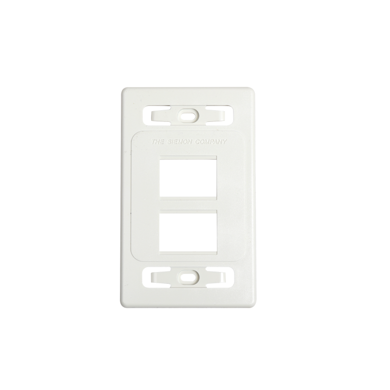 Placa de pared modular MAX, de 4 salidas, color blanco, vers