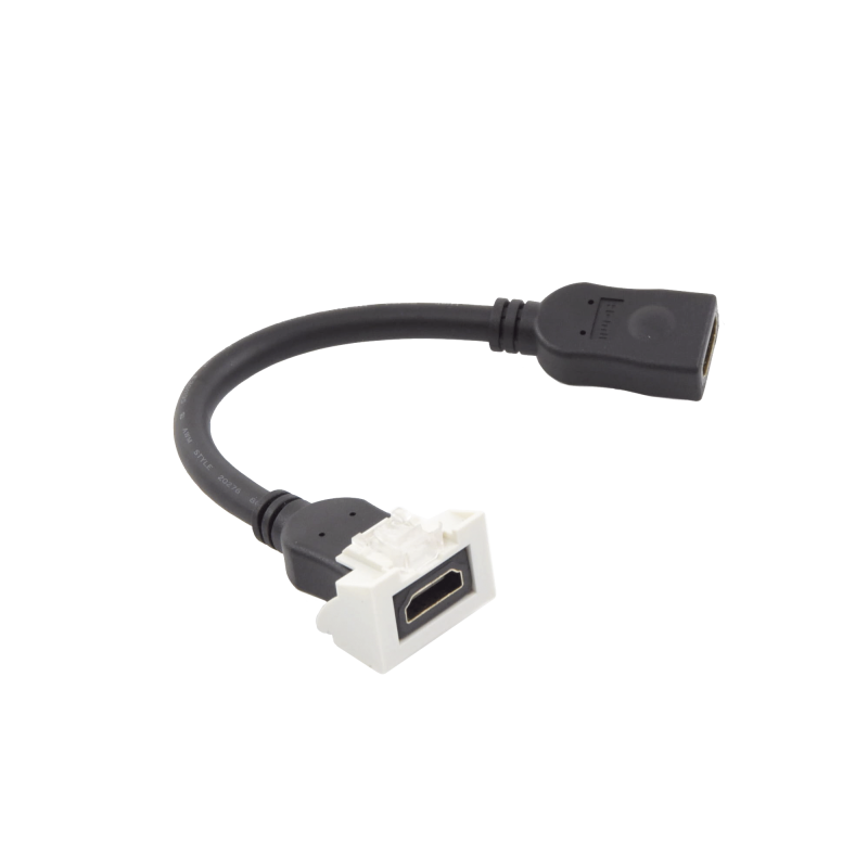 Adaptador HDMI con Pigtail Hembra-Hembra, Para vídeo 720, 10