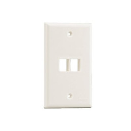 Placa de Pared Vertical, Salida Para 2 Puertos Keystone, Col