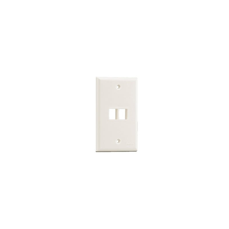 Placa de Pared Vertical, Salida Para 2 Puertos Keystone, Col