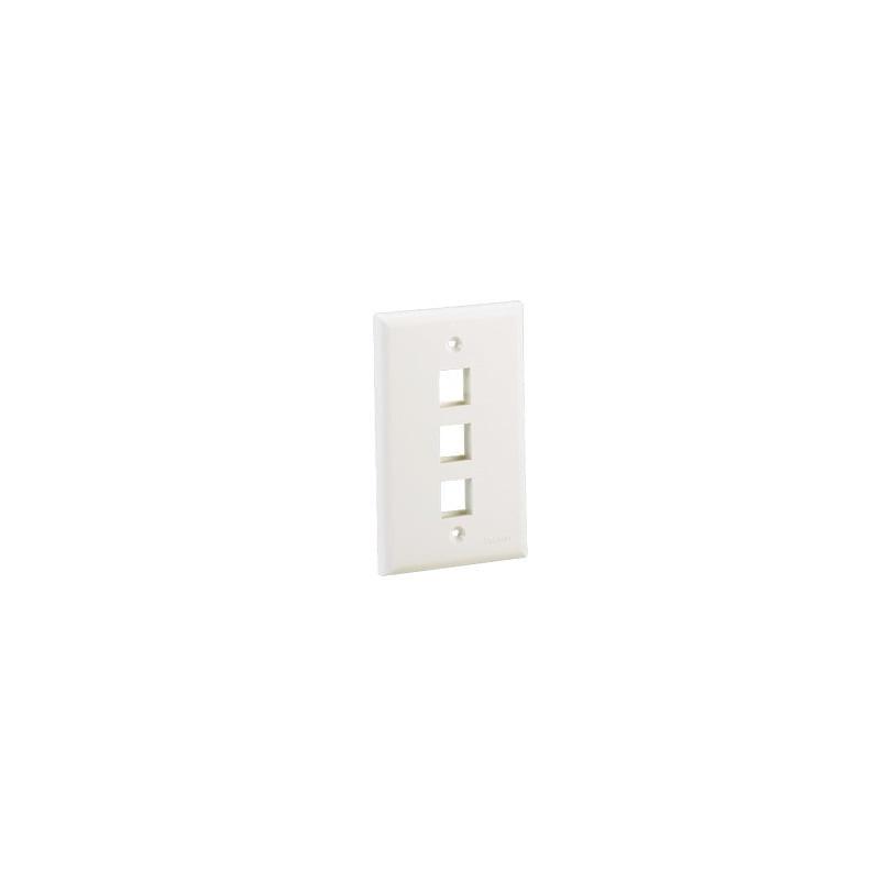 Placa de Pared Vertical, Salida Para 3 Puertos Keystone, Col