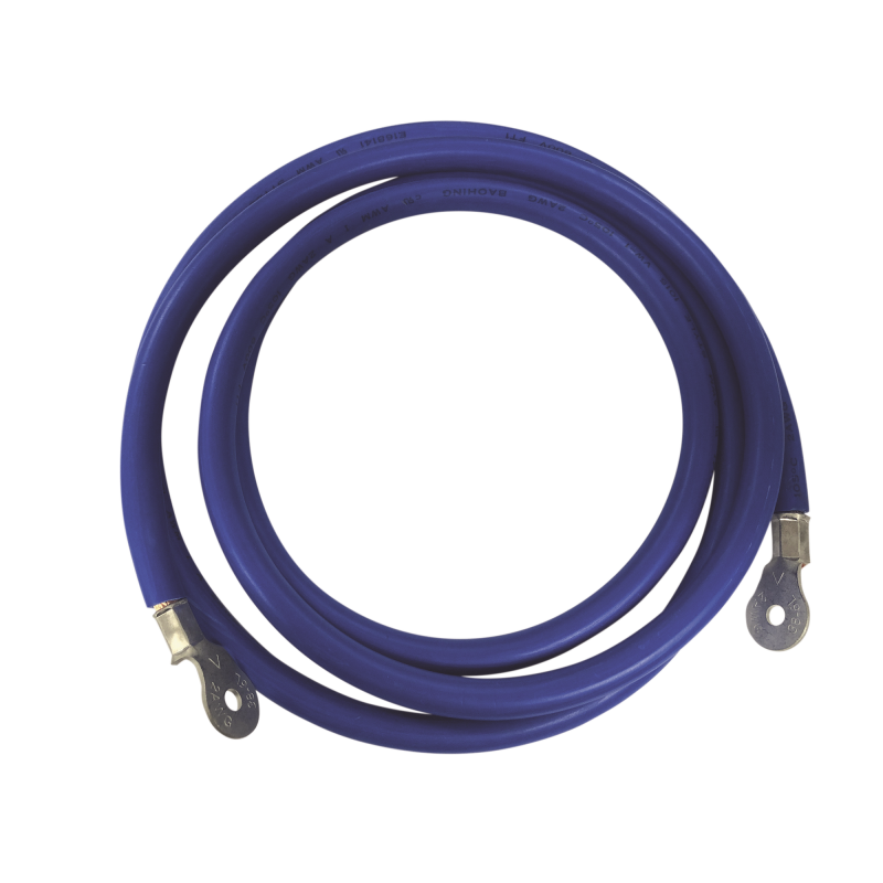 Cable para Baterías,  22 m Azul Calibre 2 AWG con Terminales