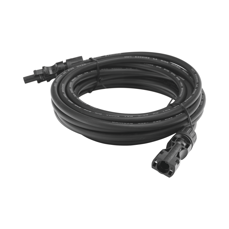 Cable Fotovoltaico 25 m, Negro, Calibre 10 AWG con Terminale