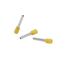 Ferrule Aislado Para Cables 4 AWG, PIN de 16 mm de Longitud,