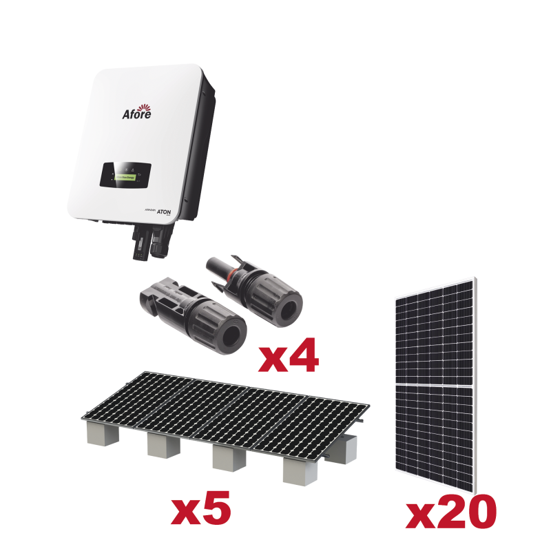 Kit Solar Interconexion  - 10kW  220Vca - Inversor AFORE - M