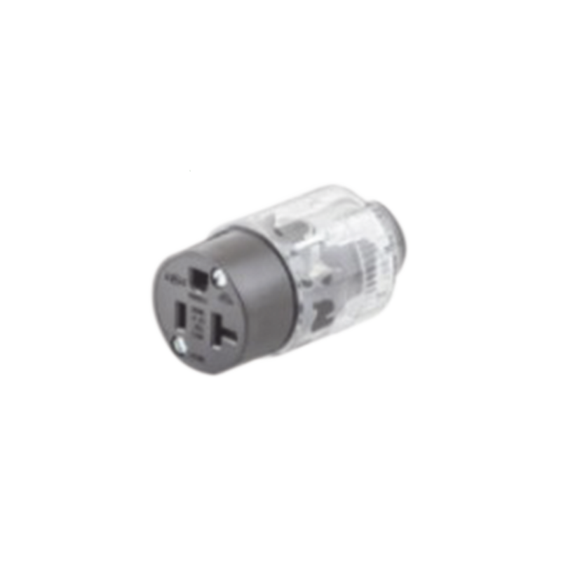 Conector Iluminado 20 A 125 V CA 2 Polos 3 Hilos Nema 5-20R