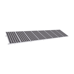 Montaje para Panel Solar, Riel "8" de 5400mm para Módulos de