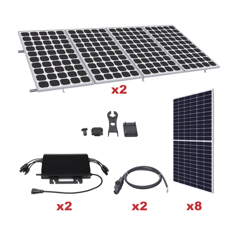 Kit Solar para Interconexión de 44KW de Potencia Pico 220Vcc