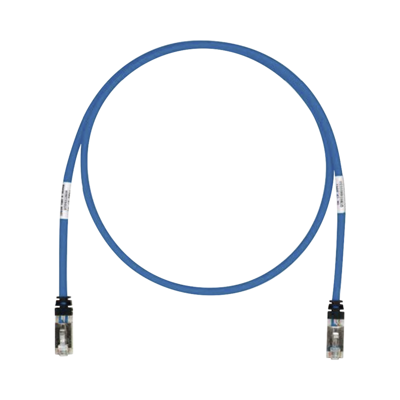 Patch Cord Cat6A, Blindado S-FTP, CM-LS0H, 2ft, Color Azul