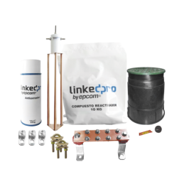 Kit de puesta a tierra LinkedPro, para protección de hasta 3