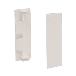 Unión recta de tapa, para uso con canaleta T70, Material PVC