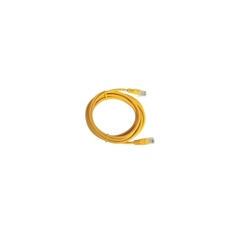 Cable de parcheo UTP Cat5e - 1 m - amarillo