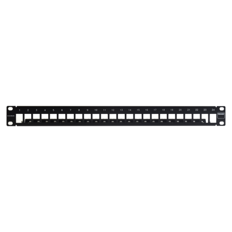 Patch Panel TERA-MAX Blindado de 24 Puertos, Modular [vacío]