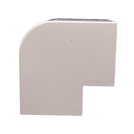 Esquinero Exterior Color Blanco de PVC Auto Axtinguible, Par