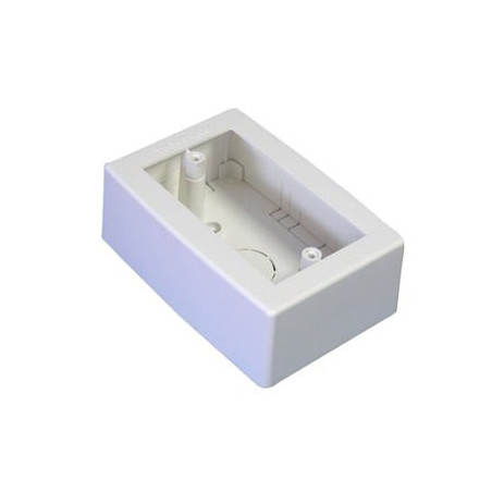 Caja de Registro Universal, color blanco de PVC auto extingu