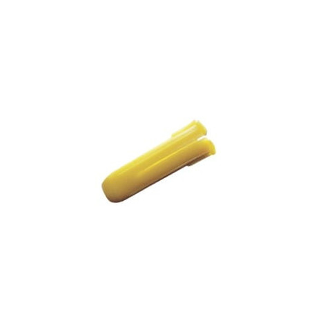 Taquete amarillo 7-32in para tornillos 8mm x 1in [100pzs] [1