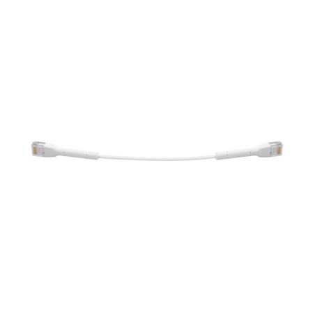 UniFi Ethernet Patch Cable Cat6 de 22 cm, color blanco