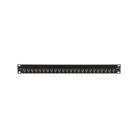 Patch Panel UltraMAX. UTP, Precargado con Jacks Cat5e, 24 Pu