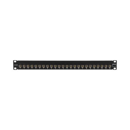 Patch Panel UltraMAX. UTP, Precargado con Jacks Cat6A, 24 Pu