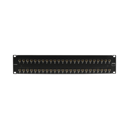 Patch Panel UltraMAX. UTP, Precargado con Jacks Cat6A, 48 Pu