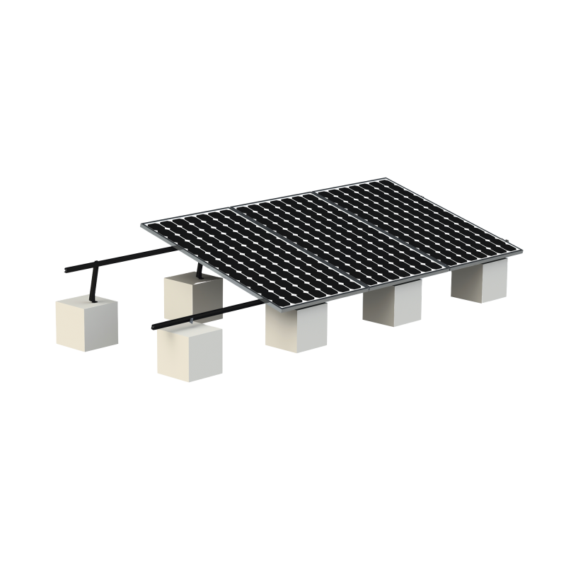 Montaje para Panel Solar, Riel "8" de 5400mm para Módulos co