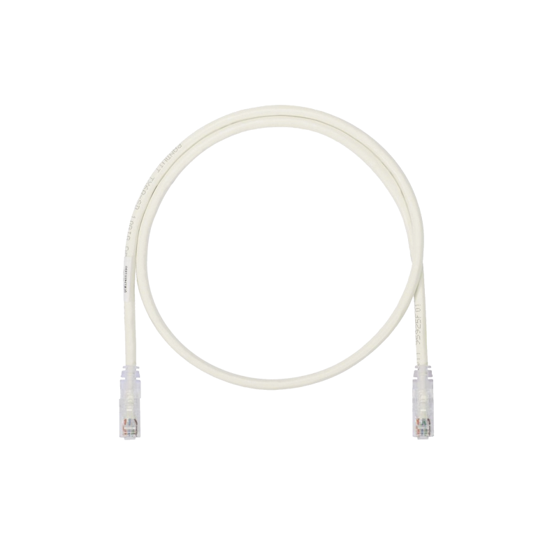 Cable de Parcheo UTP, Cat6A, 24 AWG, CM, Color Blanco, 3ft