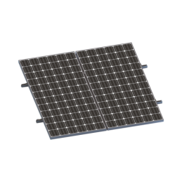 Kit De Minirieles Para Panel Solar Arreglo 1X2 Para Instalac