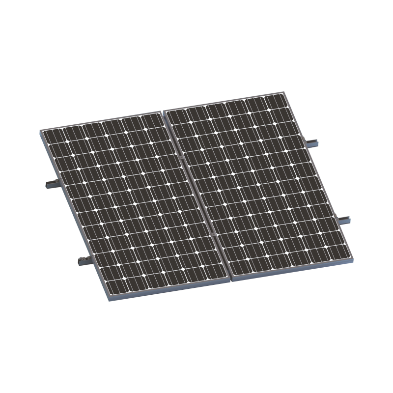 Kit De Minirieles Para Panel Solar Arreglo 1X2 Para Instalac