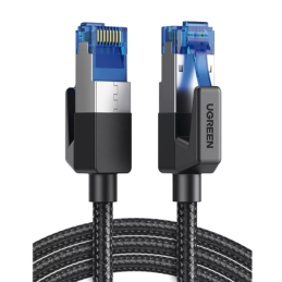 Cable Ethernet Cat8 CLASS?F-FTP Redondo con Malla de Nylon 5