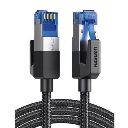 Cable Ethernet Cat8 CLASS?F-FTP Redondo con Malla de Nylon 5