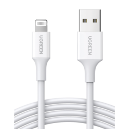 Cable USB-A a Lightning  1 Metro  Certificado MFi  Carga