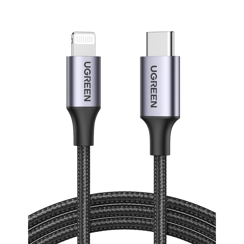 Cable USB-C a Lightning  2 Metros  Certificado MFi  Carga