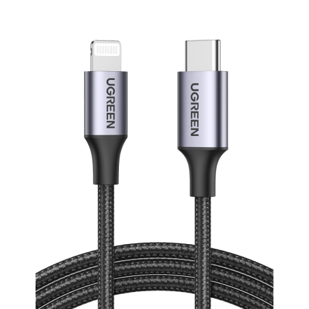 Cable USB-C a Lightning  2 Metros  Certificado MFi  Carga