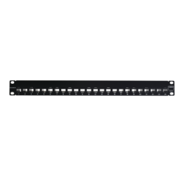 Patch Panel UTP Z-MAX de 24 puertos, Precargado con Jacks Ca