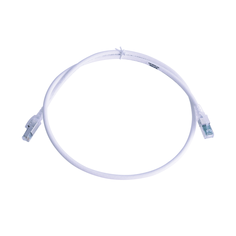 Patch Cord Z-MAX Cat6A S-FTP, CM-LS0H, 3ft, Color Blanco, Ve